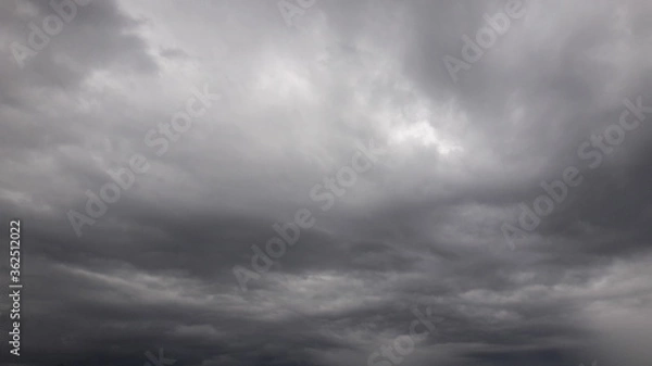 Fototapeta storm clouds timelapse