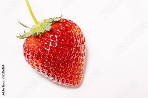 Obraz strawberry on white background