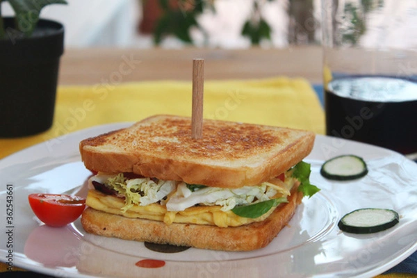 Obraz sándwich vegetal 3