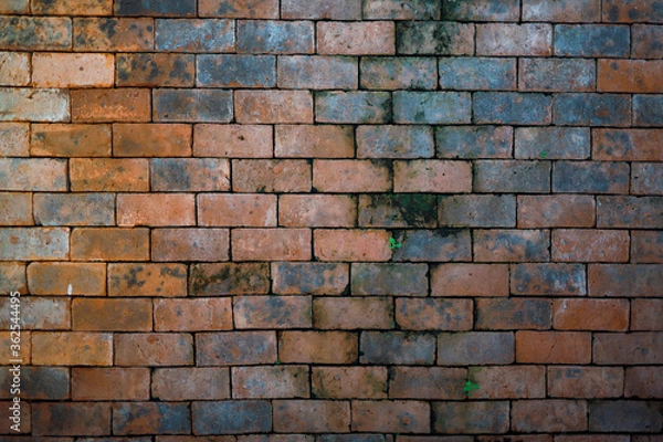 Obraz brick wall background. brick old wallpaper