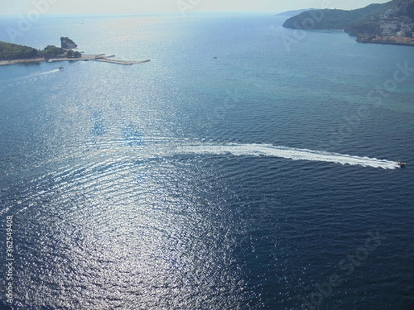 Fototapeta Budva, Montenegro. Birdseye view
