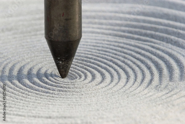 Obraz Sand Yoga Pendel