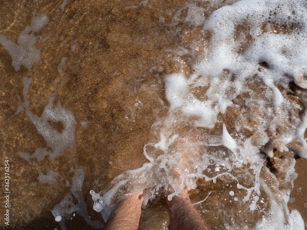 Obraz sea waves roll over your feet