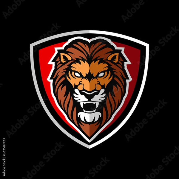 Obraz Lion head logo icon design
