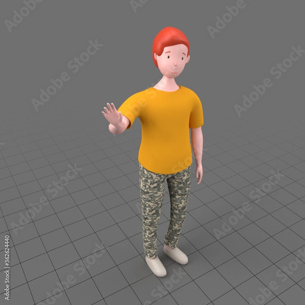 Obraz Męska postać 2