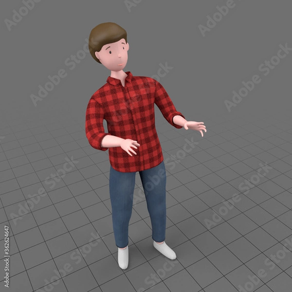 Obraz Męska postać 3