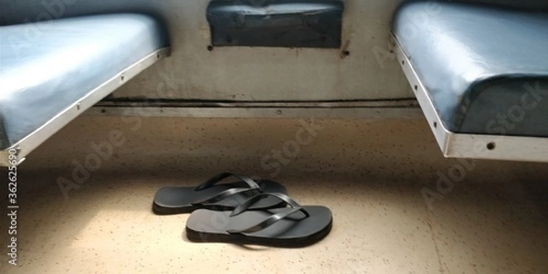 Fototapeta train seat
