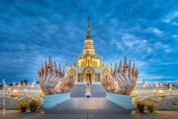 Obraz Churches and Buddhist temples in Thailand