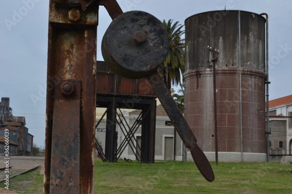 Obraz old train machinery