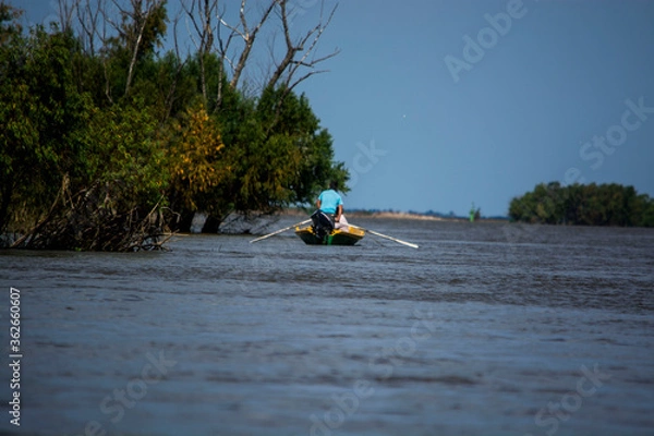 Obraz kayaking in the river