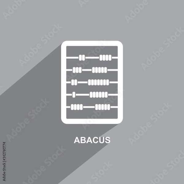 Fototapeta abacus icon, Business icon vector