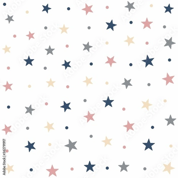 Fototapeta seamless pattern with stars, seamless background with stars