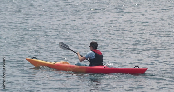 Obraz kayaker on Sea