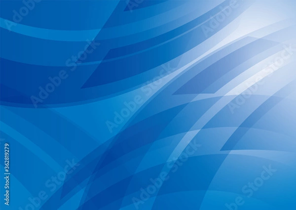 Fototapeta 透明感のある青背景イメージ