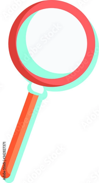 Fototapeta Magnifying Glass Vector Design