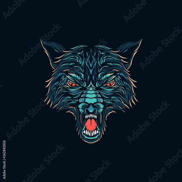 Obraz Wolf Illustration