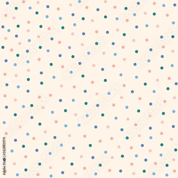 Fototapeta seamless polka dots pattern