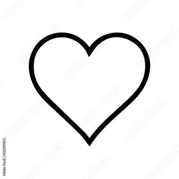 Obraz Heart Icon Vector
