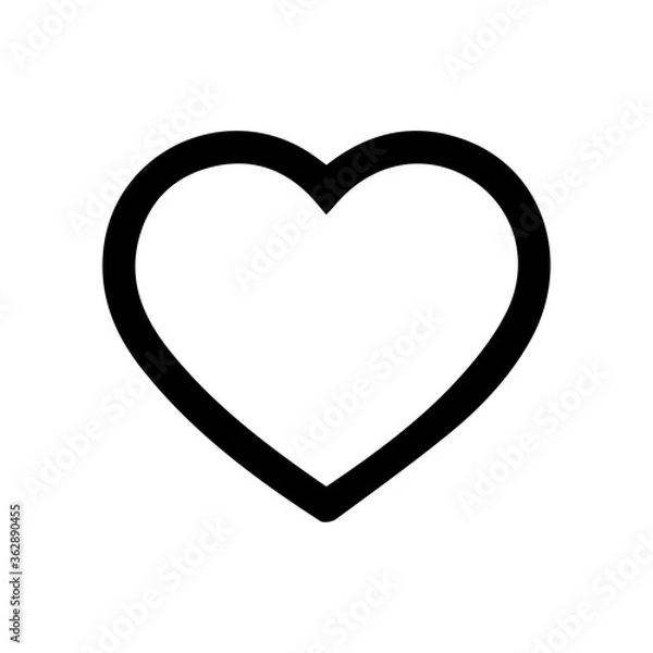 Obraz Heart Icon Vector