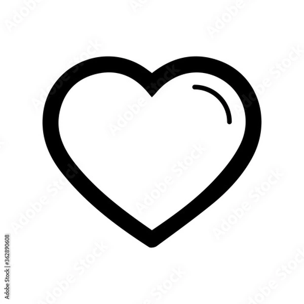 Obraz Heart Icon Vector