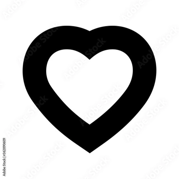 Obraz Heart Icon Vector
