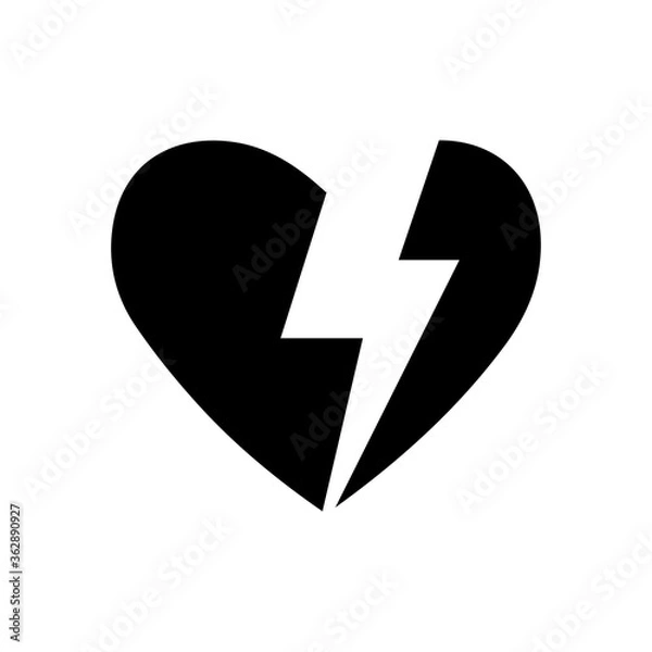 Obraz Heart Icon Vector