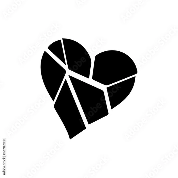 Obraz Heart Icon Vector