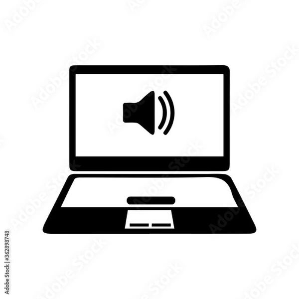 Obraz Laptop Icon Vector