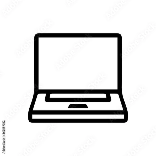 Obraz Laptop Icon Vector