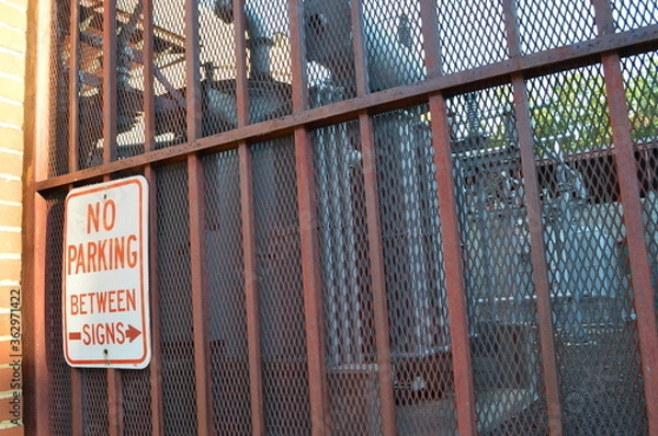 Obraz old industrial area