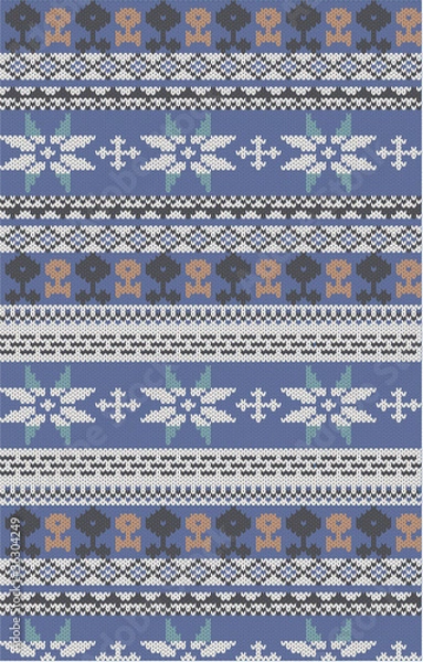 Fototapeta ジャガードネイビー