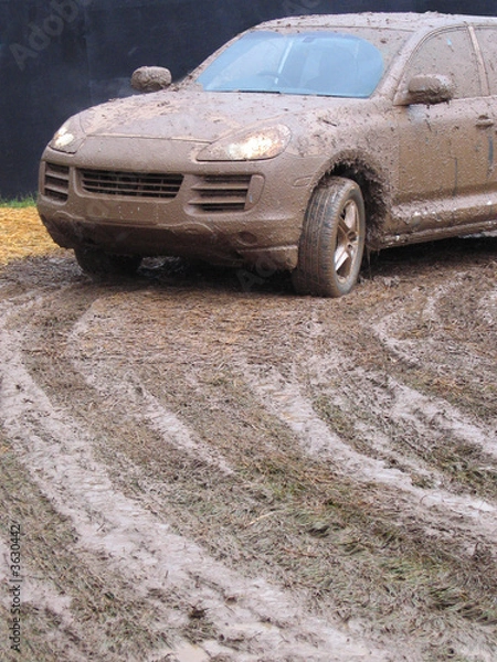 Obraz Muddy 4wd car