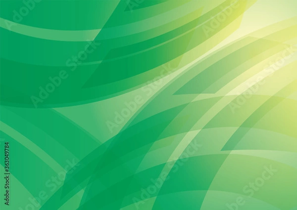 Fototapeta 流動感のある緑背景イメージ