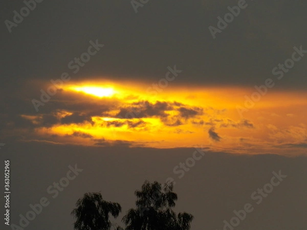 Obraz sunset in the sky