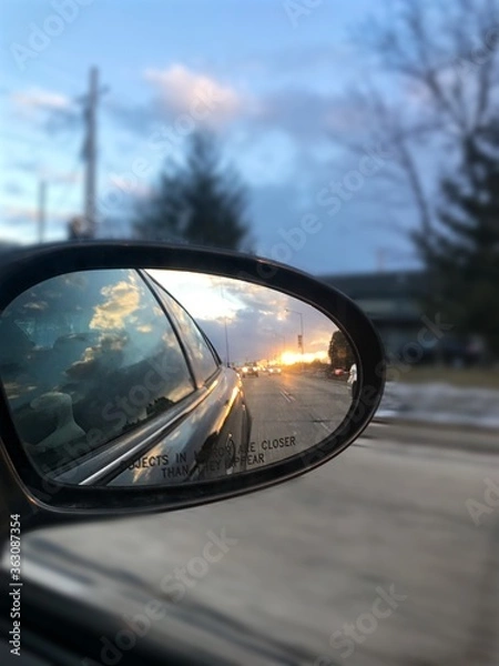 Obraz driving on the road