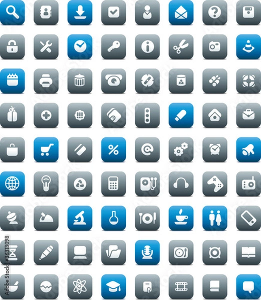 Fototapeta Matt buttons