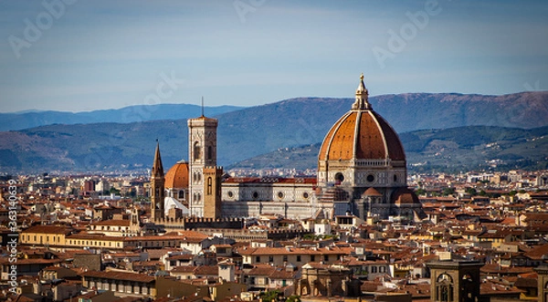 Fototapeta view of florence