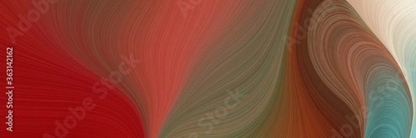 Fototapeta abstract artistic background graphic with lines and brown, saddle brown and pastel gray colors. can be used as texture, background or banner