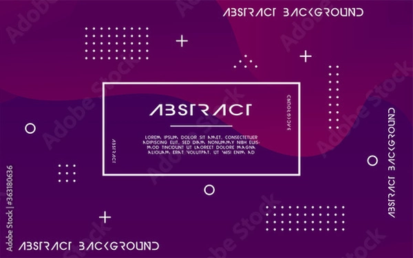 Fototapeta modern abstract liquid gradient abstract wavy background banner design with circle,can be used in cover design,poster,book design,website backgrounds or advertising.vector illustration.