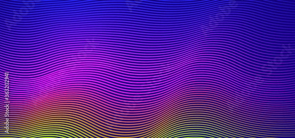 Fototapeta Purple, blue,yellow vector pattern with abstract lines. Shining crooked illustration of lines in a brand-new style. The best blurred design for your business.