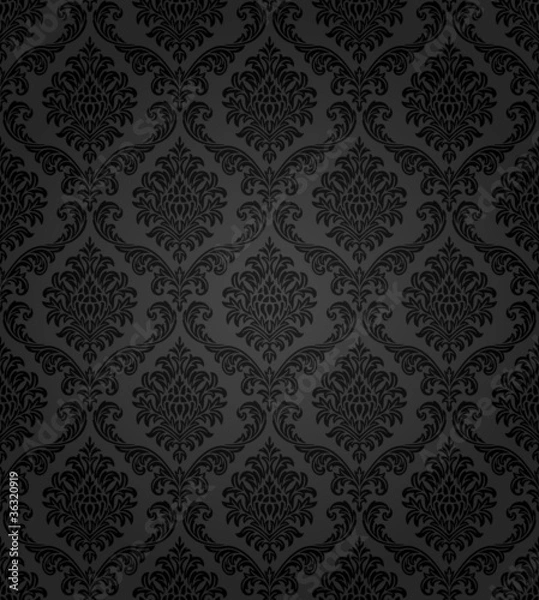 Fototapeta Seamless damask pattern