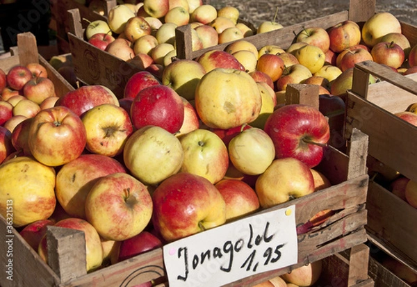 Fototapeta Apfelkisten