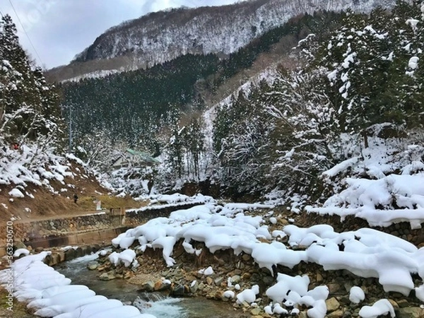 Obraz winter landscape in the mountains