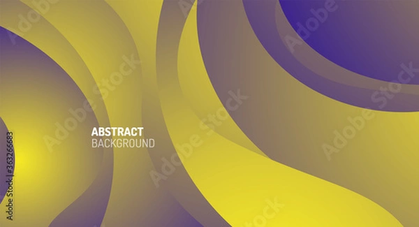 Fototapeta Wave pattern fluid gradients, abstract lines for Wallpaper, Banner, Background, Card, Book Illustration, landing page