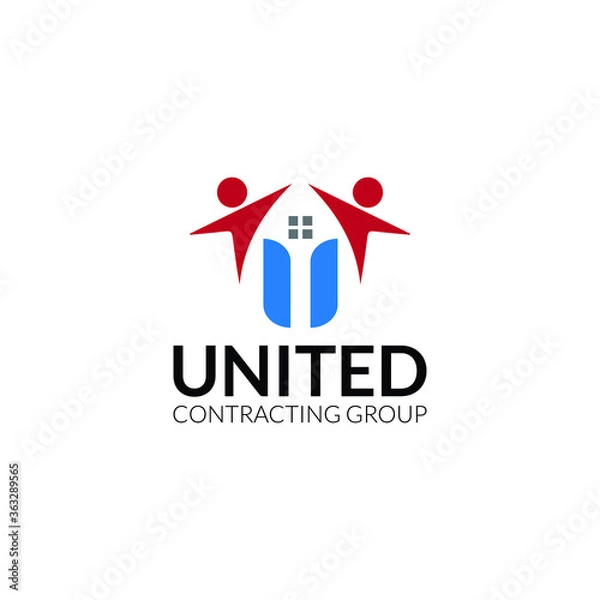 Obraz United Contracting Group Logo Design 