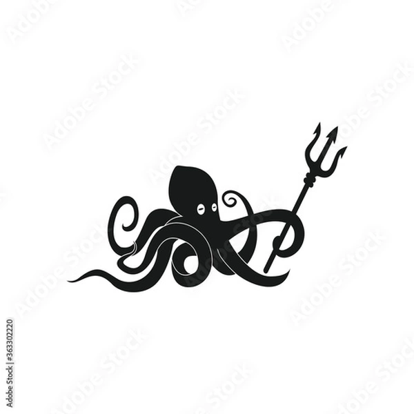 Obraz octopus logo