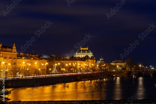 Obraz prague at night