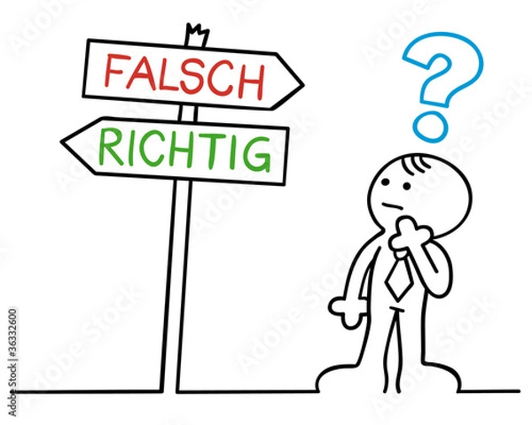 Obraz figur richtig oder falsch?