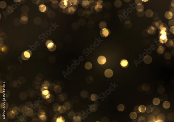 Obraz Gold bokeh blur