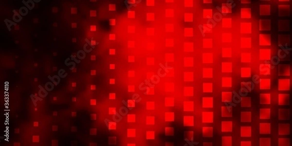 Obraz Dark Red vector background in polygonal style. New abstract illustration with rectangular shapes. Template for cellphones.